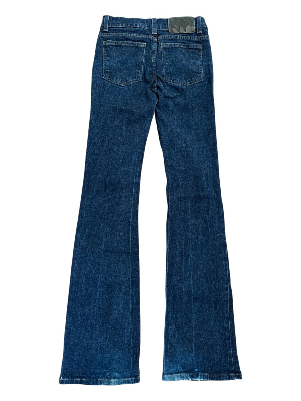 VTG 2000s DKNY Low Rise Dark Wash Bootcut Jeans 0L 0 Long - Picture 3 of 7